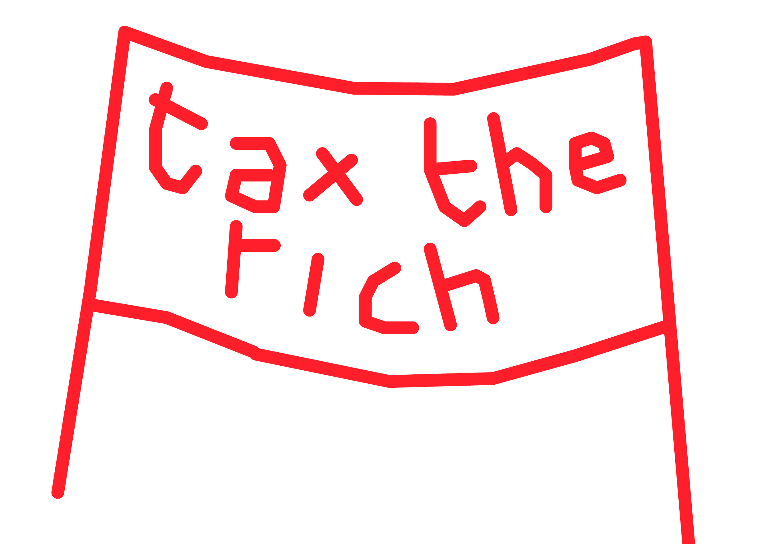 image de la typo tax the rich