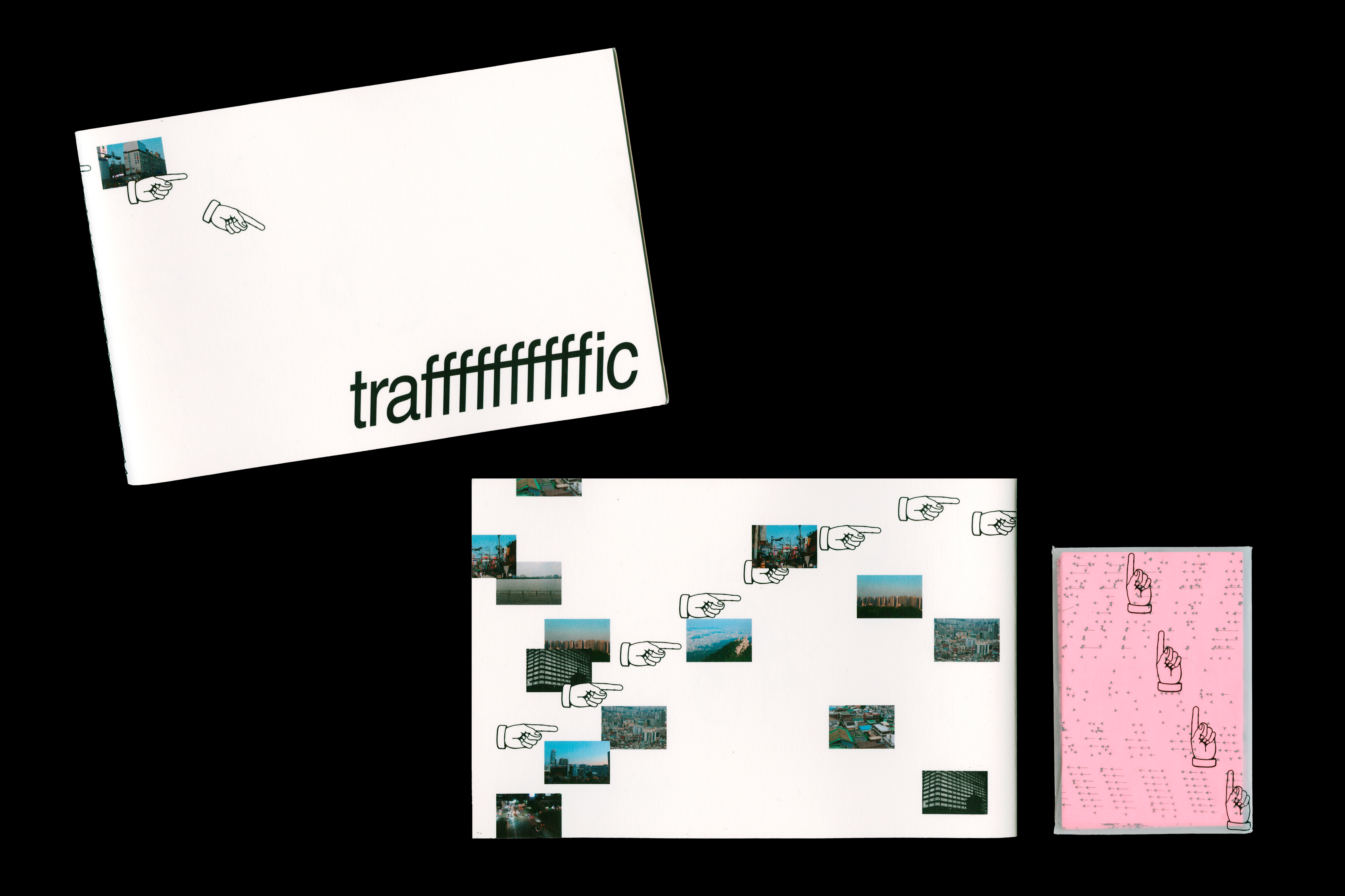 zoom d'une experimentation 3D noir et blanc