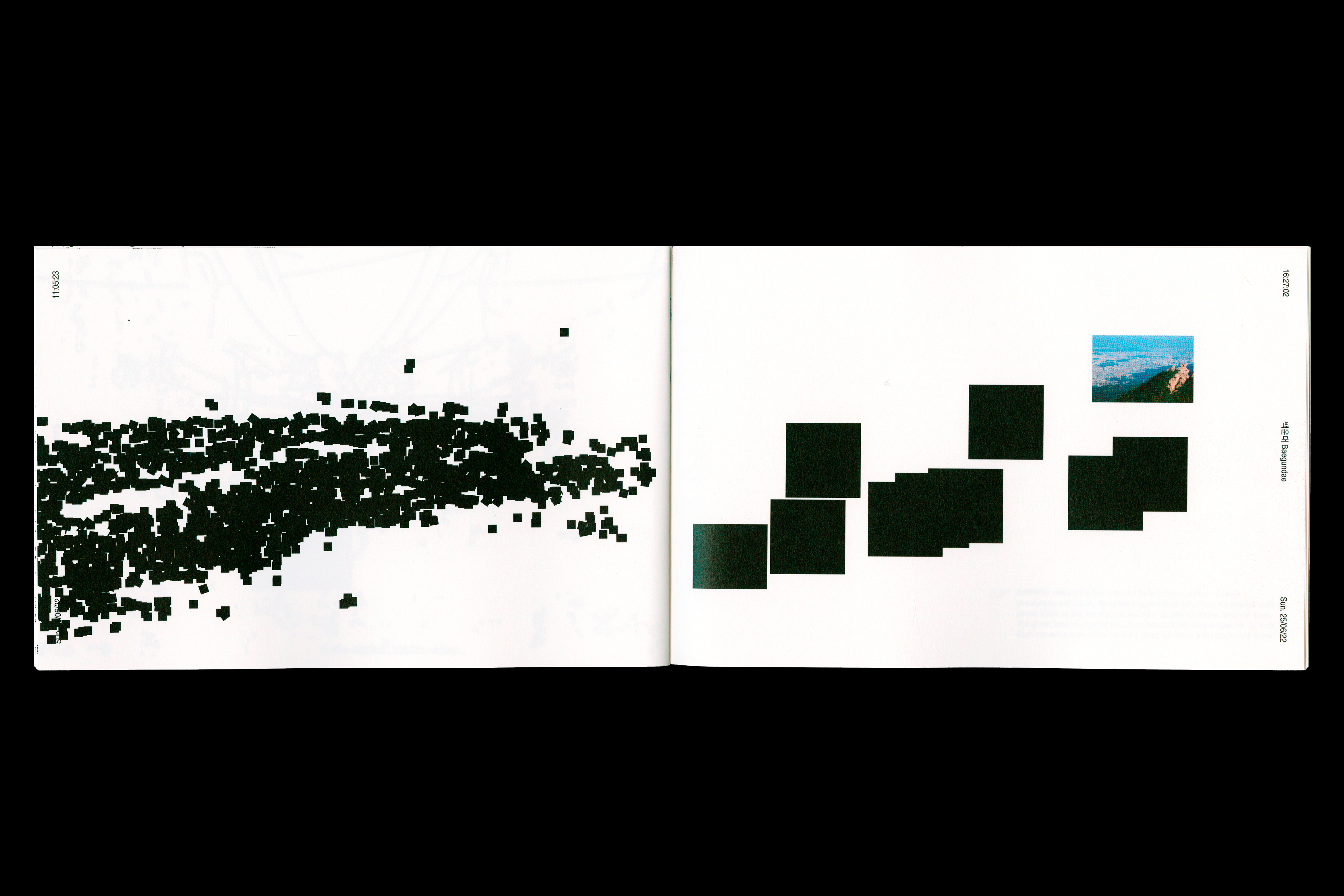 scan double page dessins au crayon noir et blanc avec page calque